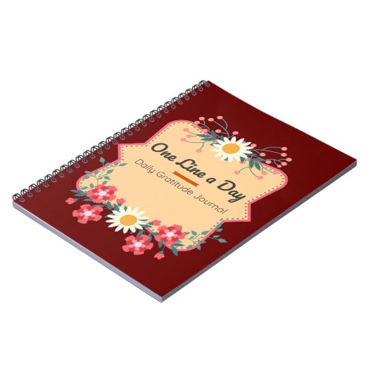 One Line a Day - Daily Gratitude Journal Notitieboek (Linkerzijde)