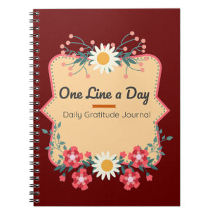 One Line a Day - Daily Gratitude Journal Notitieboek