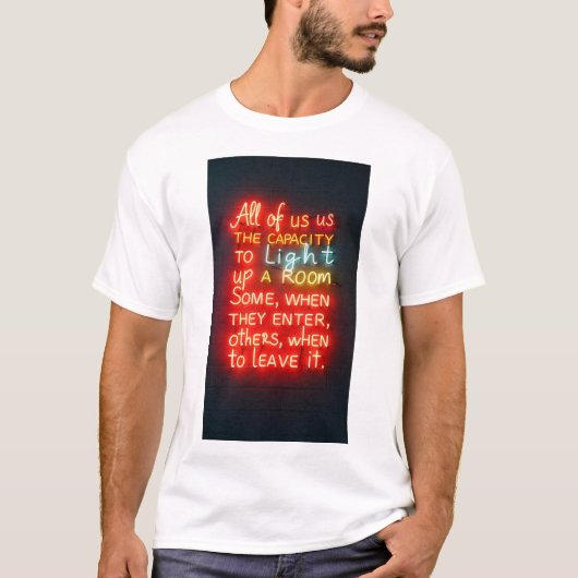 One Liner Expressions T-shirt (Voorkant)