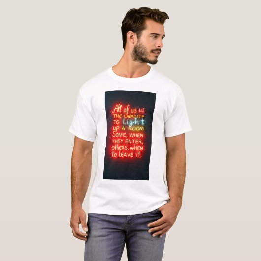 One Liner Expressions T-shirt (Voorkant volledig)