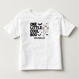 One Little Cool Boo Halloween 1e verjaardag Kinder Shirts