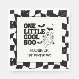 One Little Cool Boo Halloween 1e verjaardag Servet