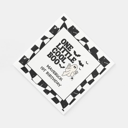 One Little Cool Boo Halloween 1e verjaardag Servet (Hoek)