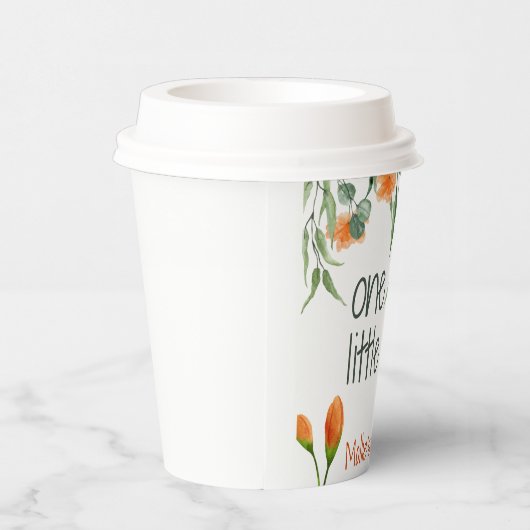 One Little Cutie 1e eerste verjaardag papieren bek Papieren Bekers (Rechts)