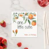 One Little Cutie Fist 1e verjaardag servet (Insitu)