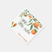 One Little Cutie Fist 1e verjaardag servet (Hoek)