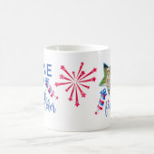 One Little Firecracker 4th of July Eerste Verjaard Koffiemok (Center)