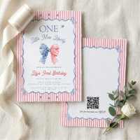One Little Miss Liberty QR Code 1e verjaardag