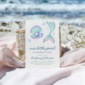 One Little Pearl 1st Birthday Kaart