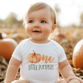 One Little Pumpkin Baby's 1e verjaardag Romper