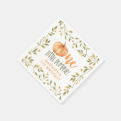 One Little Pumpkin Baby's 1e verjaardag Servet (Hoek)