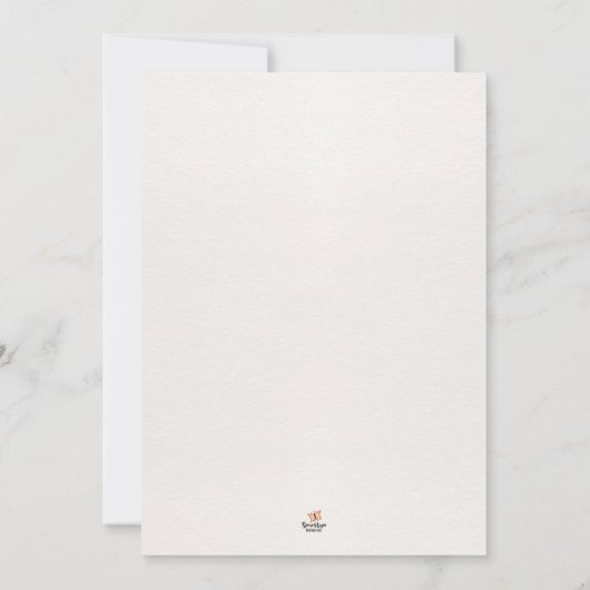 One Little Pumpkin Boho Floral 1e verjaardag Uitno Kaart (Achterkant)