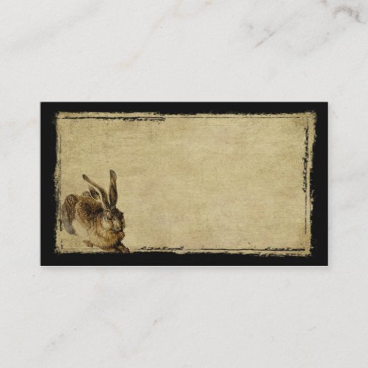 One Lone Hare- Prim Biz-Kaarten Visitekaartje (Voorkant)