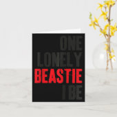 One Lonely Ie I Be Funny Quote Saying Humor Sarcas Kaart (Gele Bloem)