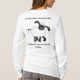 "One Lost Sheep" Hensly Long-Sleeve T-shirt-Shirt T-shirt