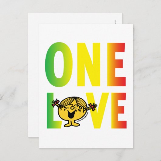 One Love Briefkaart (Voorkant / Achterkant)