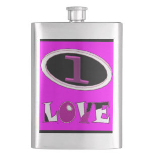 One love brite pink zeg het hardop flacon