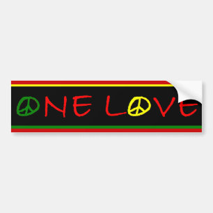 One Love Bumpersticker
