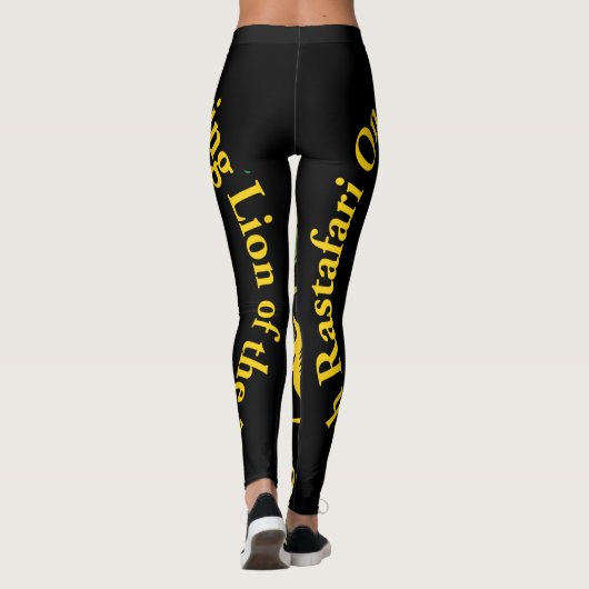 One Love Conquering Lion of Judah Leggings (Achterkant)
