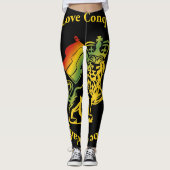 One Love Conquering Lion of Judah Leggings (Voorkant)