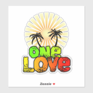 One Love Decal Sticker