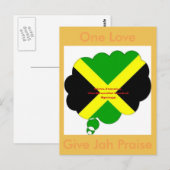 One Love Geef Jah Piedere Kaart (Voorkant / Achterkant)