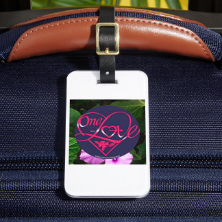 One Love & I LOVE US Bagagelabel