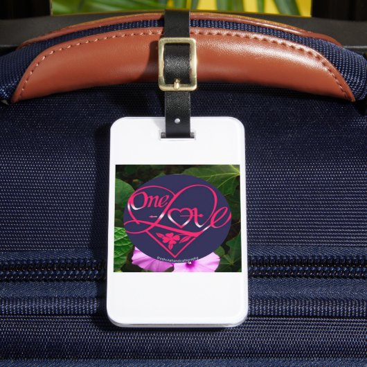 One Love & I LOVE US Bagagelabel (Voorkant Insitu 2)