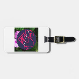 One Love & I LOVE US Bagagelabel