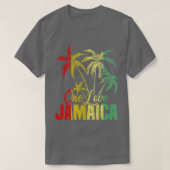 One Love Jamaica Caribbean Vacation Reggae T-shirt (Design voorkant)