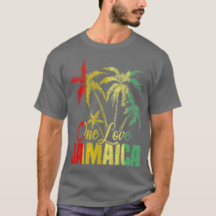 One Love Jamaica Caribbean Vacation Reggae T-shirt