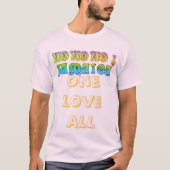 One Love Jamaica HoHoHo Kerst T-shirt (Voorkant)