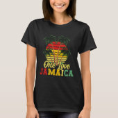 One Love Jamaica Summer Family Vakantie Jamaicaans T-shirt (Voorkant)