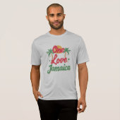 One love jamaica t-shirt (Voorkant volledig)