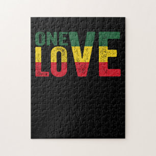 One Love Jamaican Rasta Reggae Legpuzzel