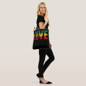 One Love Jamaican Rasta Reggae Tote Bag (Op model)