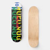 ONE LOVE JMT ISRAEL 1 8 1/4" Skateboard Deck (Voorkant)