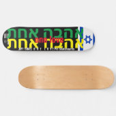 ONE LOVE JMT ISRAEL 1 8 1/4" Skateboard Deck (Horizontaal)