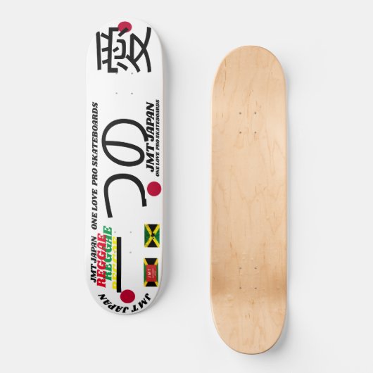 ONE LOVE JMT JAPAN 8 1/4" Skateboard Deck (Voorkant)