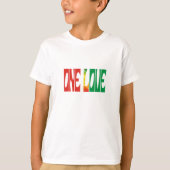 One Love Kids Unisex T-shirt (Voorkant)