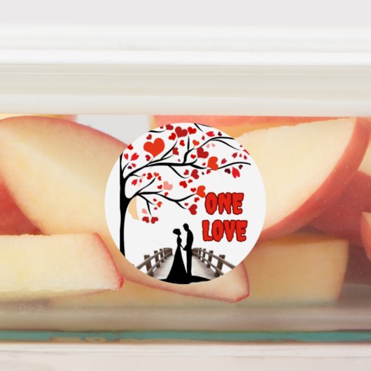 One Love Labels sticker (Aangebracht)