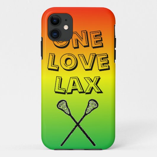 One Love Lax Case-Mate iPhone Case (Achterkant)