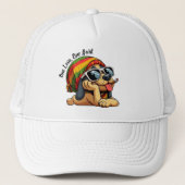 One Love One Bark Funny Dog Trucker Pet (Voorkant)