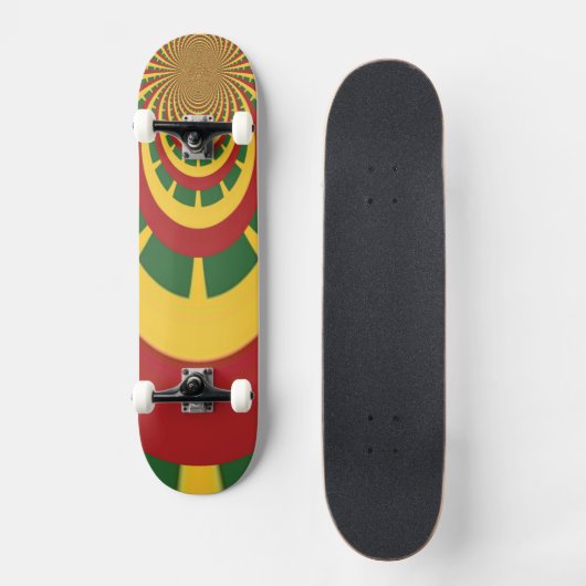 One Love, One Board: Omarm de levendige kunst van  Persoonlijk Skateboard (Voorkant)