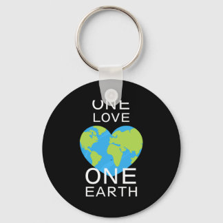 One Love One Earth Earth Day Save Our Planet T Shi Sleutelhanger