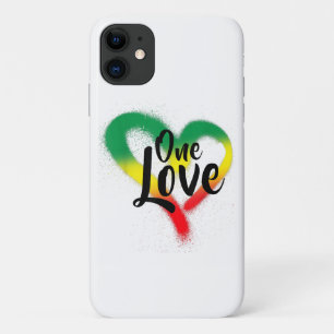 One Love One Heart Reggae Vibes Case-Mate iPhone Case