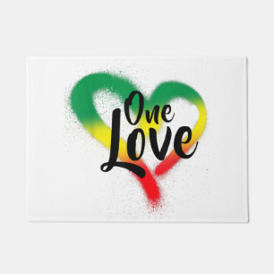 One Love One Heart Reggae Vibes Deurmat