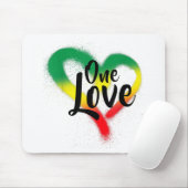One Love One Heart Reggae Vibes Muismat (Met muis)