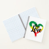 One Love One Heart Reggae Vibes Notitieboek (Binnen)
