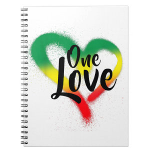 One Love One Heart Reggae Vibes Notitieboek
